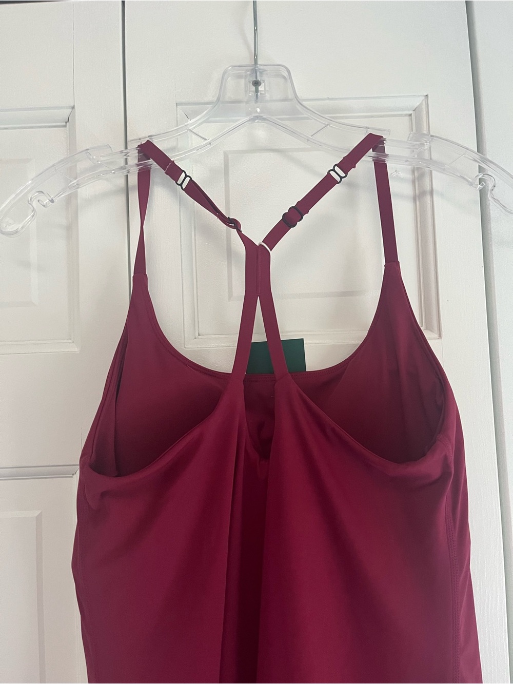Halara Burgundy 2-in-1 Racerback Active Dress Built In Shorts S NWT - Picture 3 of 4